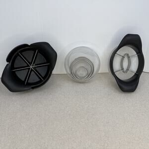 Pampered Chef Lot of 3 Veggie Wedger Mango Wedger Biscuit‎ Cutting Set Retired